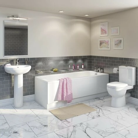 Orchard Square Edge Single Ended Straight Bath 1600 X 700 7 Orchard Square Edge Single Ended Straight Bath 1600 X 700 - Image 5