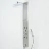 Milano Easton - Modern Exposed Thermostatic Shower Tower Panel With Rainfall Shower Head&44 Hand Shower Handset & Body Jets - Chrome -Bathroom Supplies Store 18012664 1