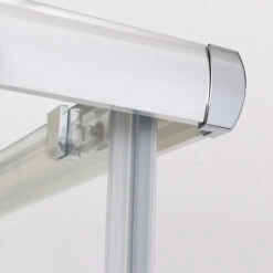 ELEGANT Shower Enclosure 1000 X 700 Mm Sliding Corner Entry Shower Enclosure Door Cubicle With Tray -Bathroom Supplies Store 19231613 5