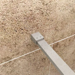 ELEGANT Walk In Shower Enclosure 8mm Easy Clean Glass Wetroom 1000mm Shower Screen Panel -Bathroom Supplies Store 19231654 5