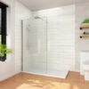 ELEGANT Walk In Wetroom Shower Enclosure 900mm Shower Screen Panel 8mm Easy Clean Glass Frameless -Bathroom Supplies Store 19231658 1