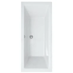 Synergy Berg Cubic 1700 X 700mm No Tap Holes Standard Finish Double Ended Bath