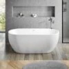 Freestanding Modern Double Ended Bath 1660mm - Olivia By Voda Design -Bathroom Supplies Store 22294083 1