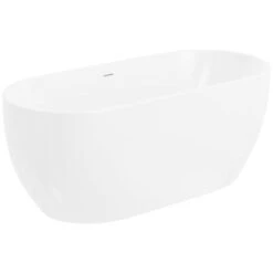 Freestanding Modern Double Ended Bath 1660mm - Olivia By Voda Design -Bathroom Supplies Store 22294083 3
