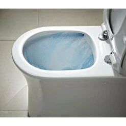 Rimless Close Coupled Modern Toilet - With Soft Close Seat (Fully Back To Wall) -Bathroom Supplies Store 22297729 5