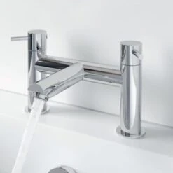 Modern Bathroom Basin Mono Mixer Tap Bath Filler Mixer Set Chrome Lever Modern -Bathroom Supplies Store 23851931 5