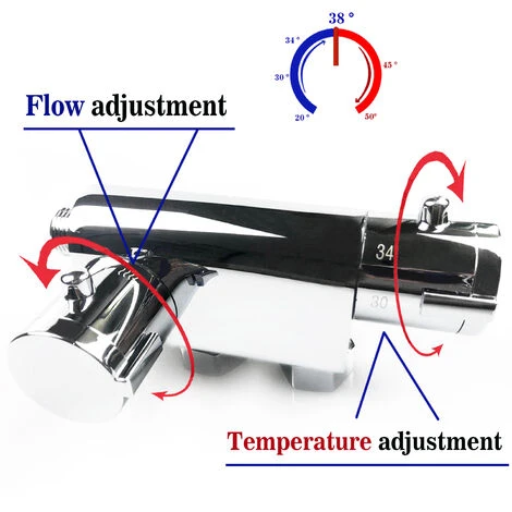AICA Thermostatic Mixer Shower Bidets Toilet Valve Hand Held Douche Kit Muslim Spray 5 AICA Thermostatic Mixer Shower Bidets Toilet Valve Hand Held Douche Kit Muslim Spray - Image 3
