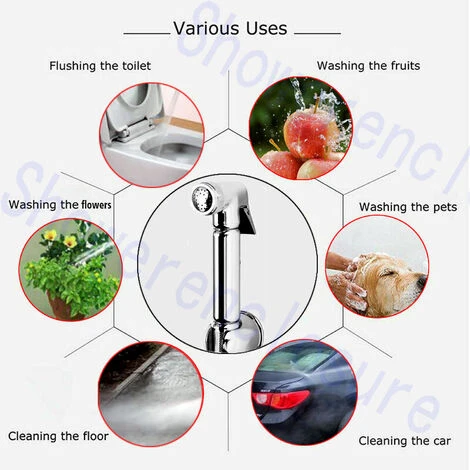 AICA Thermostatic Mixer Shower Bidets Toilet Valve Hand Held Douche Kit Muslim Spray 6 AICA Thermostatic Mixer Shower Bidets Toilet Valve Hand Held Douche Kit Muslim Spray - Image 4