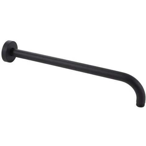 Milano Nero – Modern Wall Mounted Arm For Shower Head - Black 3 Milano Nero – Modern Wall Mounted Arm For Shower Head - Black