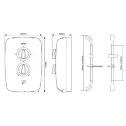 Triton T70gsi Easy Fit 9.5Kw Satin Chrome Electric Shower T80 GSI Enthral Excite -Bathroom Supplies Store 28374034 4