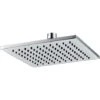 Square 200mm Fixed Shower Head Chrome Single Mode Rub Clean + Swivel Ball Joint 1 Square 200mm Fixed Shower Head Chrome Single Mode Rub Clean + Swivel Ball Joint -Bathroom Supplies Store 28374062 1
