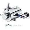 Thermostatic Concentric Exposed Shower Mixer Valve - 135mm To 165mm Centres 2 Thermostatic Concentric Exposed Shower Mixer Valve - 135mm To 165mm Centres -Bathroom Supplies Store 28374678 1