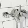 Exposed Modern Concentric Thermostatic Shower Mixer Valve Chrome - 1 Outlet 2 Exposed Modern Concentric Thermostatic Shower Mixer Valve Chrome - 1 Outlet -Bathroom Supplies Store 28374739 1