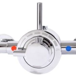 Exposed Modern Concentric Thermostatic Shower Mixer Valve Chrome - 1 Outlet 9 Exposed Modern Concentric Thermostatic Shower Mixer Valve Chrome - 1 Outlet -Bathroom Supplies Store 28374739 4