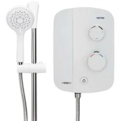Triton AS2000XT Replacement Thermostatic Power Shower White Aqua Sensation