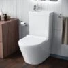 Pilton 2 In 1 Close Coupled Pan, Cistern And Round PP Toilet Seat -Bathroom Supplies Store 28610361 1