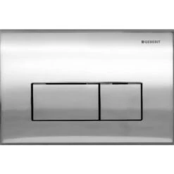 Geberit KAPPA50 Dual Flush Plate Gloss Chrome Kappa 50 - For UP200 Cisterns