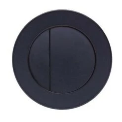 Roper Rhodes Round Dual Flush Plate Button Matt Black For TR9001 TR9002 TR9009