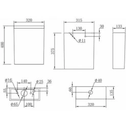 Close Coupled Rimless Toilet Pan CIstern Premium Soft Close Seat White Gloss -Bathroom Supplies Store 29110723 4