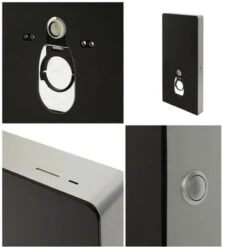 Milano Arca - Modern 483mm Bathroom Toilet WC Unit With White Wall Hung Rimless Pan&44 Cistern And Soft Close Seat - Black WC Unit -Bathroom Supplies Store 29348364 2