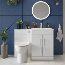 Orbit Life Back To Wall WC Unit 500mm Wide - Gloss White -Bathroom Supplies Store 29369936 3
