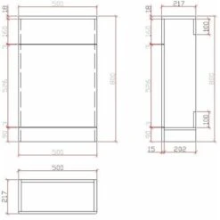 Modern Bathroom Toilet Unit Concealed Cistern BTW Soft Close Seat Grey Amelie -Bathroom Supplies Store 30930460 5