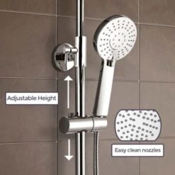Fawley Round Thermostatic Exposed Twin Head Mixer Shower Set 9 Fawley Round Thermostatic Exposed Twin Head Mixer Shower Set -Bathroom Supplies Store 32281957 3