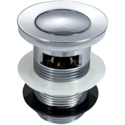 Stratford Traditional Single Pair Of Cross Head Hot And Cold Basin Taps + Waste -Bathroom Supplies Store 32300545 3