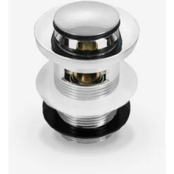 Stratford Traditional Single Pair Of Cross Head Hot And Cold Basin Taps + Waste -Bathroom Supplies Store 32300545 5