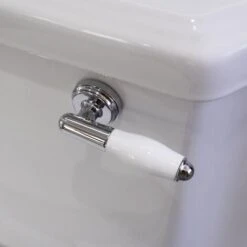 Traditional Toilet Close Coupled Ceramic Pan Cloakroom Soft Close Seat Bathroom -Bathroom Supplies Store 32323376 3