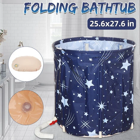 Folding Bathtub Folding Adult Bath Bucket 70x65cm 6 Folding Bathtub Folding Adult Bath Bucket 70x65cm - Image 5