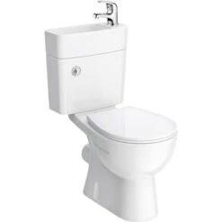 2 In 1 Compact Close Couple Toilet And Basin Combo Space Saver Tap And Waste Set 11 2 In 1 Compact Close Couple Toilet And Basin Combo Space Saver Tap And Waste Set -Bathroom Supplies Store 33196465 5
