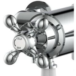 Thermostatic Traditional Exposed Shower Mixer Valve Dual Control - 137mm 150mm -Bathroom Supplies Store 33361271 2