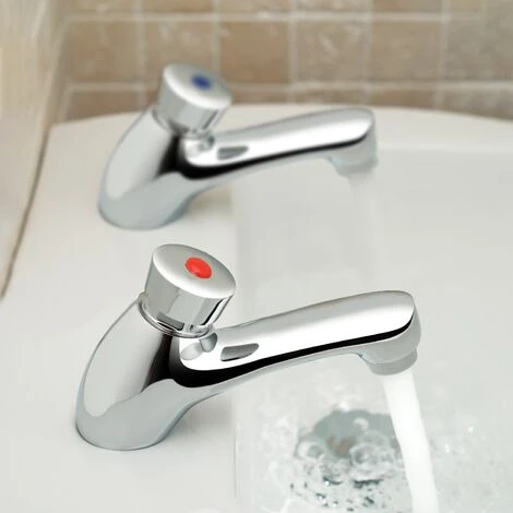 Inome Twin Basin Taps Chrome 4 Inome Twin Basin Taps Chrome - Image 2