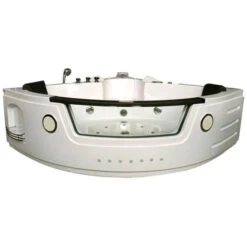 SIMBA WHIRLPOOL BATH CHROMOTHERAPY Model "ST. ANGELS" 140 X 140 Cm -Bathroom Supplies Store 3447320 3