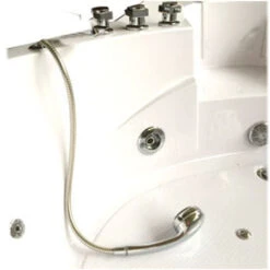 SIMBA WHIRLPOOL BATH CHROMOTHERAPY Model "ST. ANGELS" 140 X 140 Cm -Bathroom Supplies Store 3447320 4