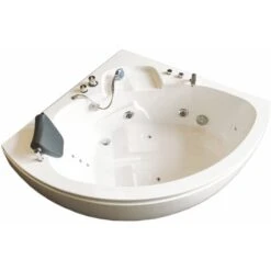 SIMBA CORNER WHIRLPOOL BATH TUB MODEL DUBAI 135 X 135 Cm -Bathroom Supplies Store 3447364 3