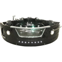 SIMBA WHIRLPOOL BATH CHROMOTHERAPY Model "BARRACUDA" 150 X 150 Cm