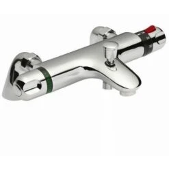 Modern Deck Mounted Chrome Thermostatic Bath Shower Mixer Tap -Bathroom Supplies Store 34525744 3
