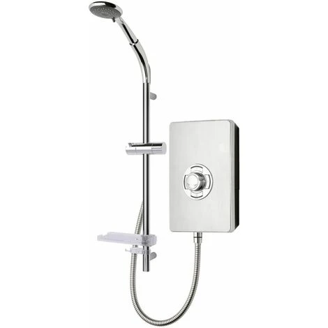 Triton Aspirante Enhance Electric Shower 9.5kW Brushed Steel 5 Spray Head Modern 4 Triton Aspirante Enhance Electric Shower 9.5kW Brushed Steel 5 Spray Head Modern - Image 2