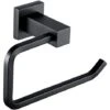 Square Toilet Paper Roll Holder Matte Black 2 Square Toilet Paper Roll Holder Matte Black -Bathroom Supplies Store 34882593 1