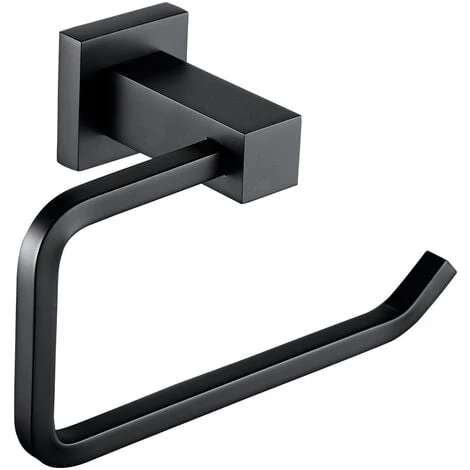 Square Toilet Paper Roll Holder Matte Black 3 Square Toilet Paper Roll Holder Matte Black