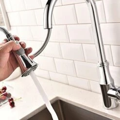 Brushed Nickel Countertop Sink Mixer Tap - Saona 9 Brushed Nickel Countertop Sink Mixer Tap - Saona -Bathroom Supplies Store 35172642 3