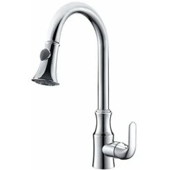 Brushed Nickel Countertop Sink Mixer Tap - Saona 10 Brushed Nickel Countertop Sink Mixer Tap - Saona -Bathroom Supplies Store 35172642 4