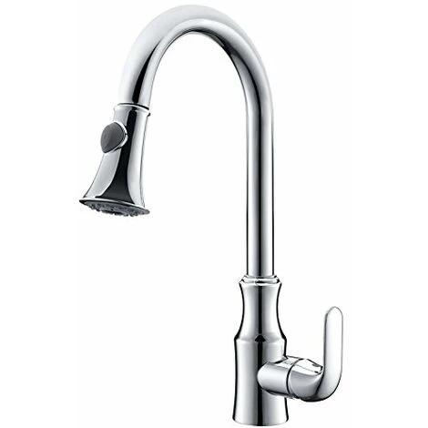 Brushed Nickel Countertop Sink Mixer Tap - Saona 6 Brushed Nickel Countertop Sink Mixer Tap - Saona - Image 4