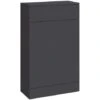 Orbit Life Back To Wall WC Unit 500mm Wide - Matt Grey -Bathroom Supplies Store 35454421 1