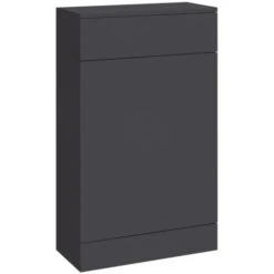Orbit Life Back To Wall WC Unit 500mm Wide - Matt Grey