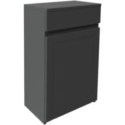 Orbit Classica Traditional Back To Wall WC Unit 500mm Wide - Charcoal Grey