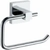 Toilet Roll Holder Stainless Steel Chrome Metal Polished Mirror Paper Toilet Accessories, Toilet Paper Dispenser-Toilet Accessory Bathrooms （square Base） -Bathroom Supplies Store 37617864 1