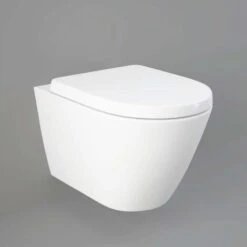 RAK Resort Rimless Wall Hung Toilet Pan & Soft Close Seat - RSTWHPAN/SC